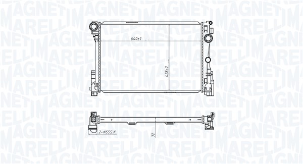 Magneti Marelli Radiateur 350213220700