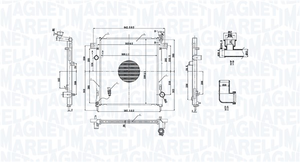 Magneti Marelli Radiateur 350213221500