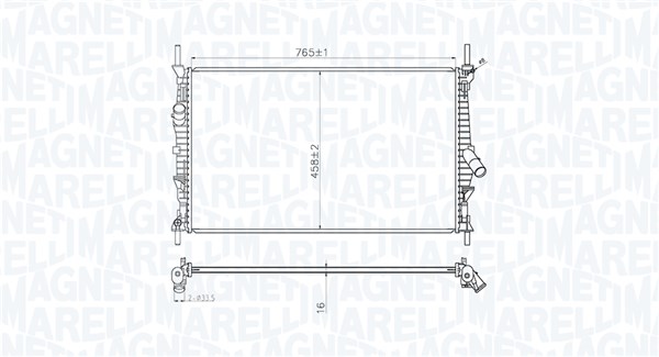 Magneti Marelli Radiateur 350213222100
