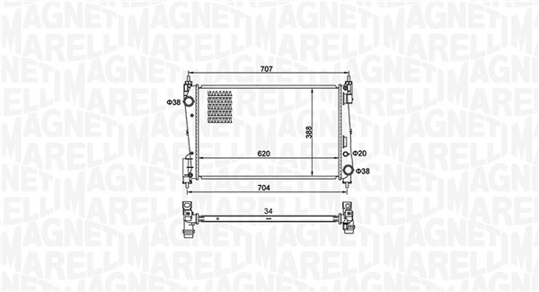 Magneti Marelli Radiateur 350213385000