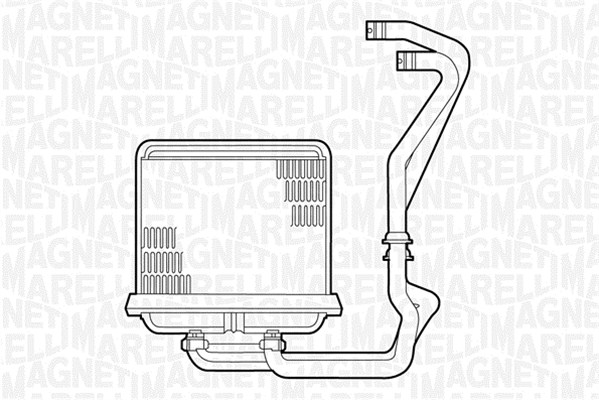 Magneti Marelli Kachelradiateur 350218225000