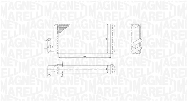 Magneti Marelli Kachelradiateur 350218403000