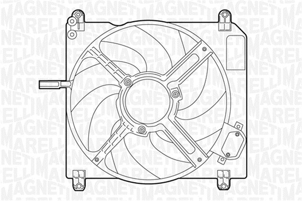 Magneti Marelli Ventilatorwiel-motorkoeling 069422007010