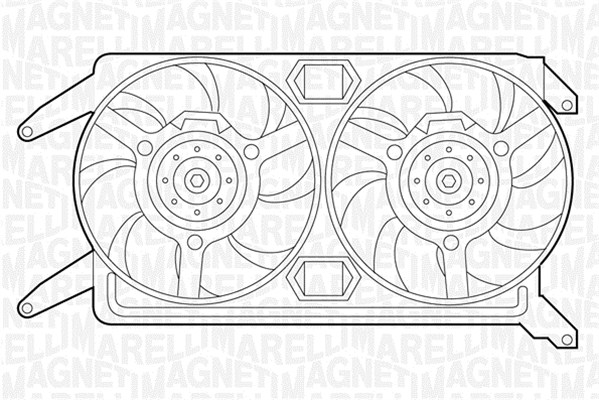 Magneti Marelli Ventilatorwiel-motorkoeling 069422298010