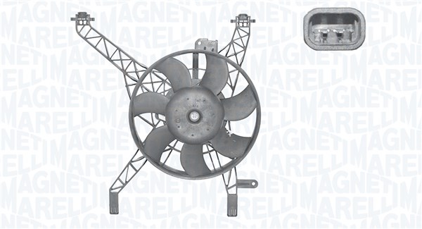 Magneti Marelli Ventilatorwiel-motorkoeling 069422815010