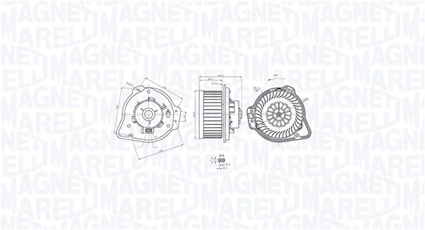 Magneti Marelli Kachelventilator 069412772010