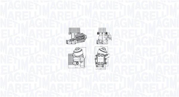 Magneti Marelli Oliekoeler motorolie 350300004100