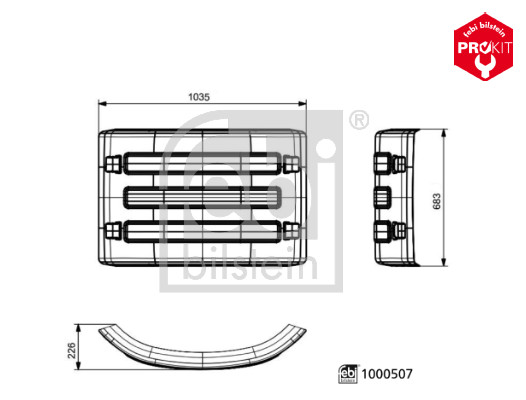 Febi Bilstein Spatbord 1000507