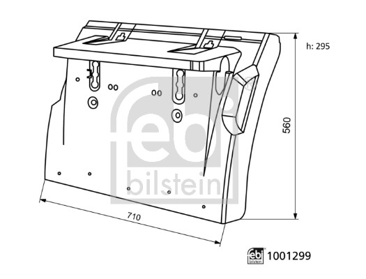 Febi Bilstein Spatbord 1001299