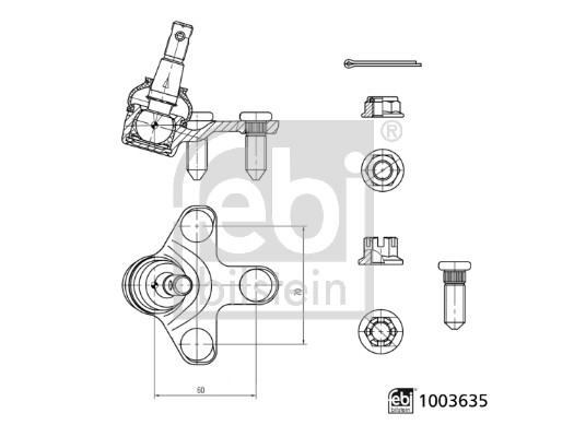 Febi Bilstein Fuseekogel 1003635