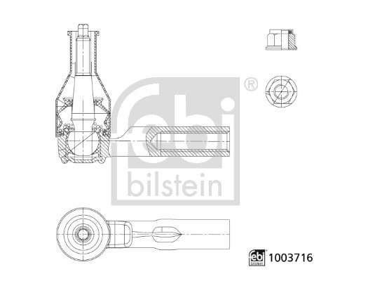 Febi Bilstein Spoorstangeind 1003716