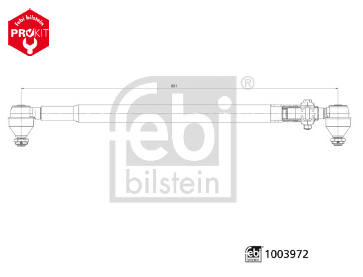 Febi Bilstein Stuurstang 1003972