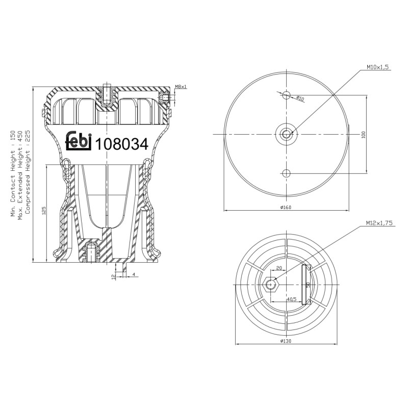 Febi Bilstein Veerbalg 108034