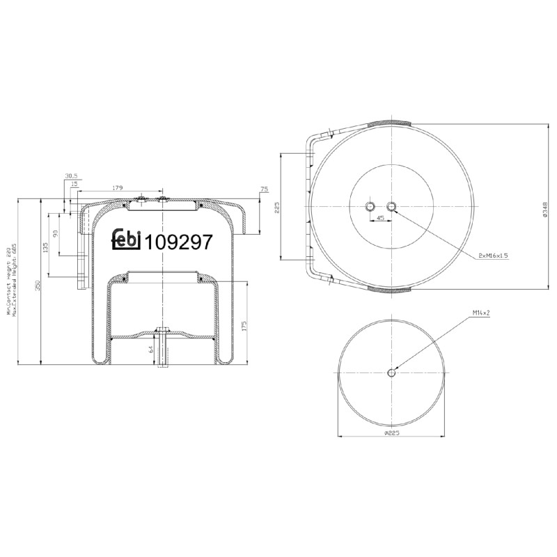 Febi Bilstein Veerbalg 109297