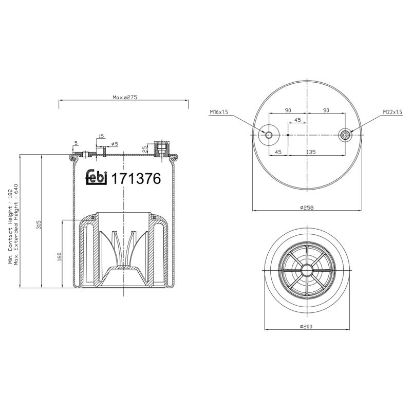 Febi Bilstein Veerbalg 171376