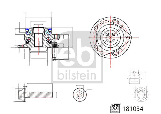 Febi Bilstein Wiellagerset 181034