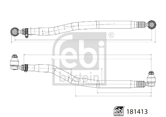 Febi Bilstein Stuurstang 181413