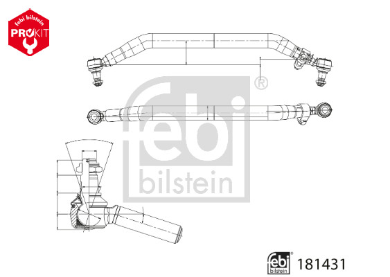 Febi Bilstein Spoorstang 181431