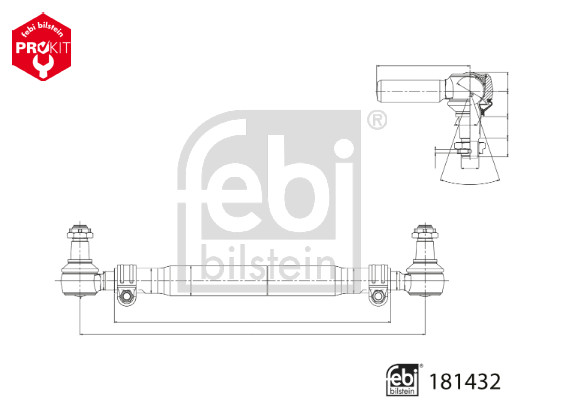 Febi Bilstein Spoorstang 181432