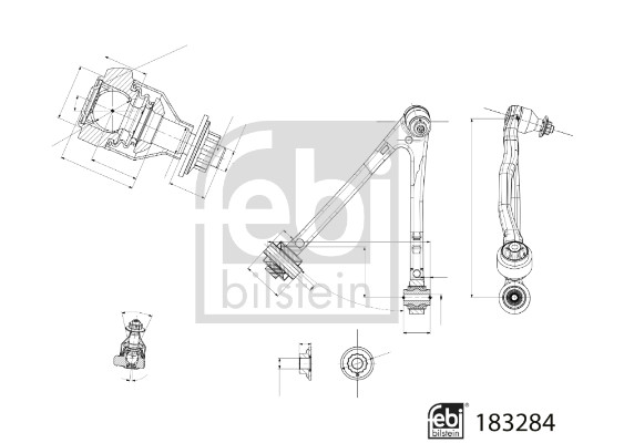 Febi Bilstein Draagarm 183284