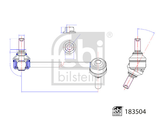 Febi Bilstein Stabilisatorstang 183504