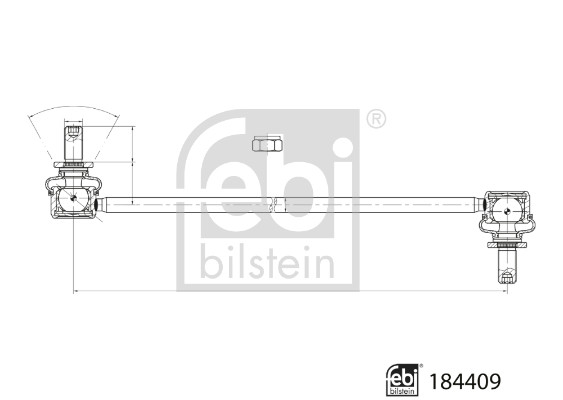 Febi Bilstein Stabilisatorstang 184409