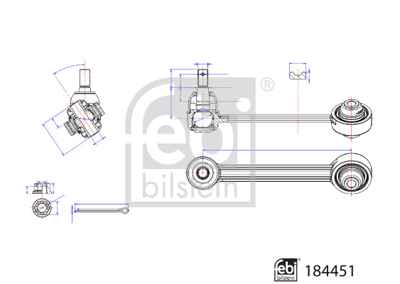Febi Bilstein Draagarm 184451