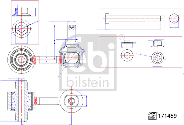 Febi Bilstein Stabilisatorstang 184868