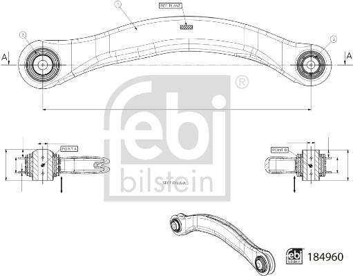 Febi Bilstein Draagarm 184960
