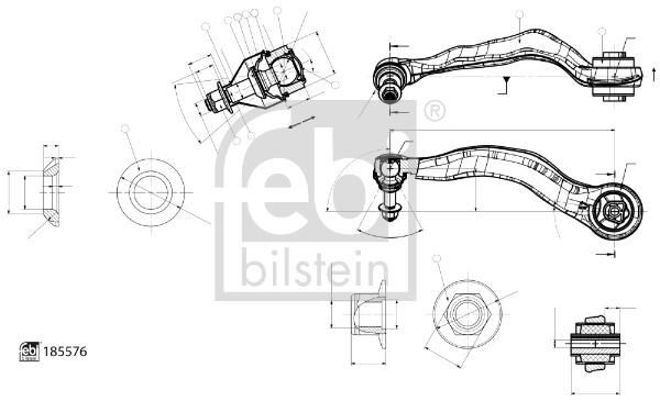 Febi Bilstein Draagarm 185576