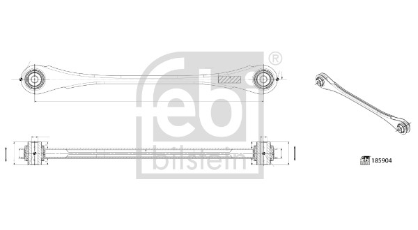 Febi Bilstein Draagarm 185904