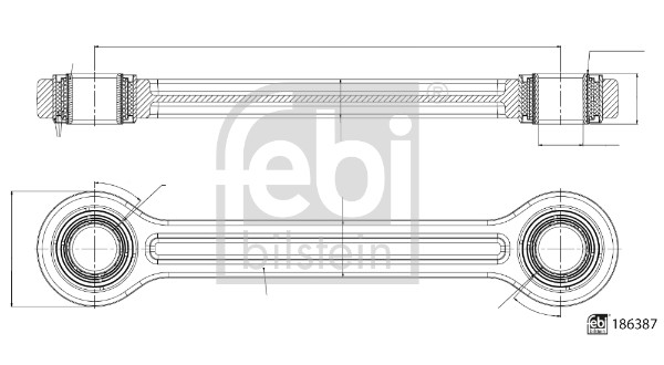 Febi Bilstein Stabilisatorstang 186387