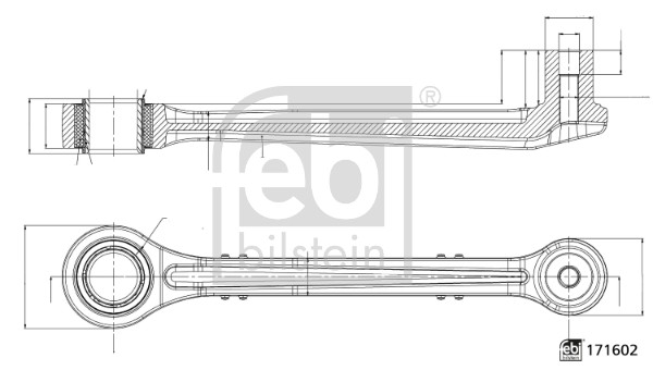 Febi Bilstein Stabilisatorstang 186389