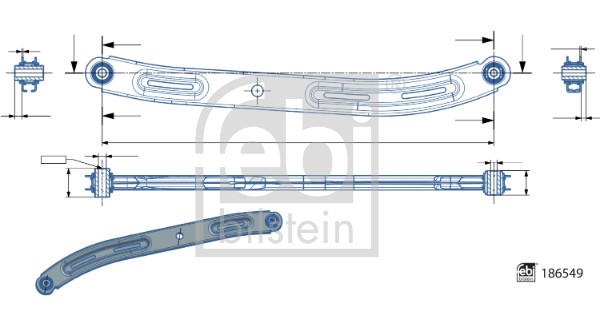 Febi Bilstein Draagarm 186549