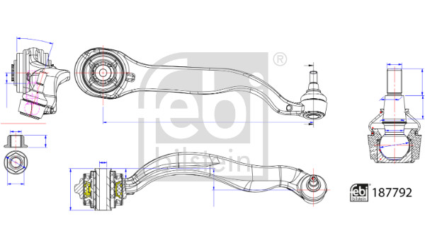 Febi Bilstein Draagarm 187792