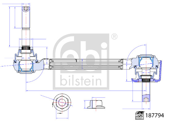 Febi Bilstein Stabilisatorstang 187794
