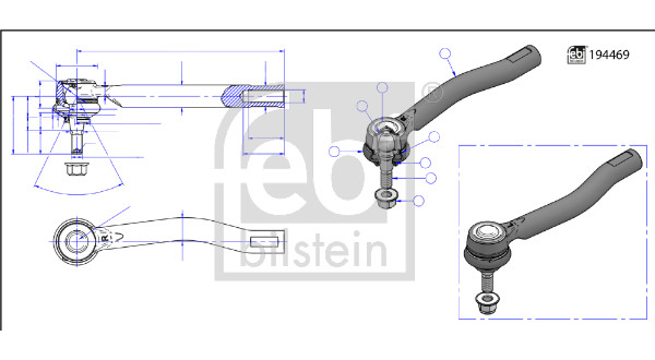 Febi Bilstein Spoorstangeind 194763