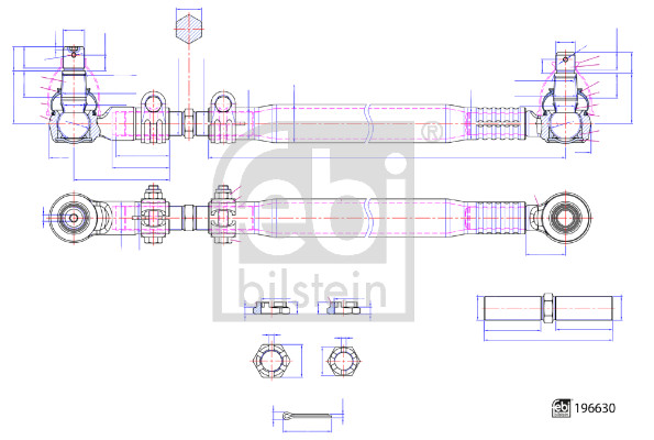 Febi Bilstein Stuurstang 196630