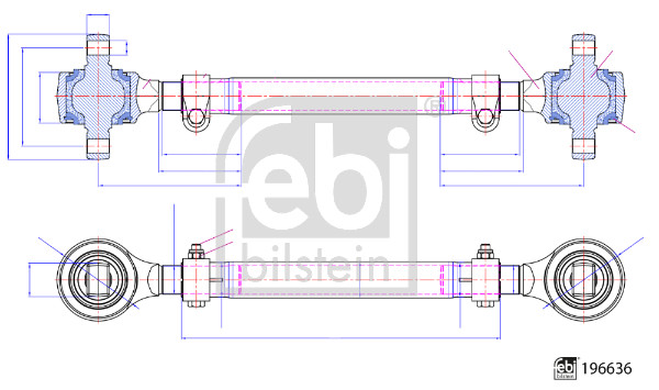 Febi Bilstein Draagarm, wielophanging 196636