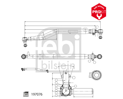 Febi Bilstein Stuurstang 197266