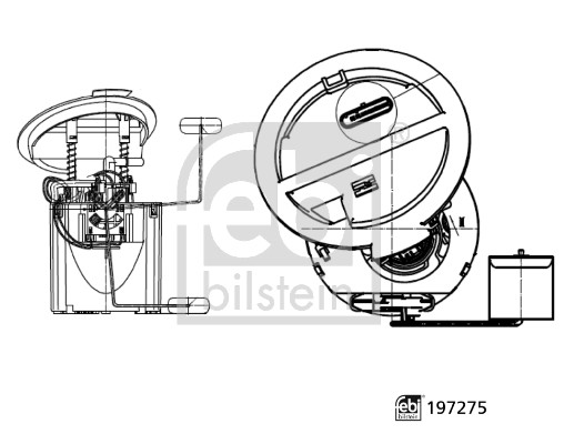 Febi Bilstein Brandstoftoevoereenheid 197275