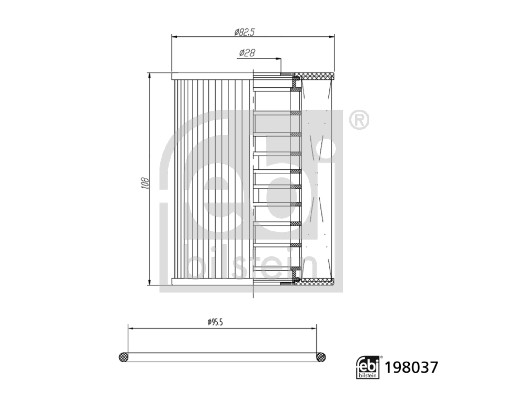 Febi Bilstein Oliefilter 198037