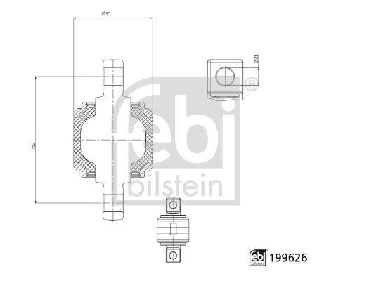 Febi Bilstein Reparatieset, geleidebalk 199626