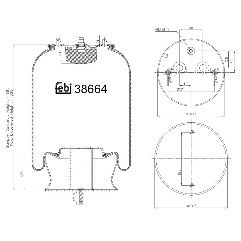 Febi Bilstein Veerbalg 38664