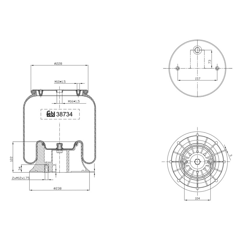 Febi Bilstein Veerbalg 38734