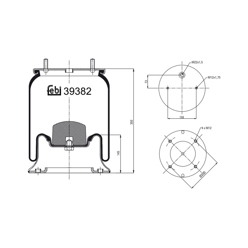 Febi Bilstein Veerbalg 39382