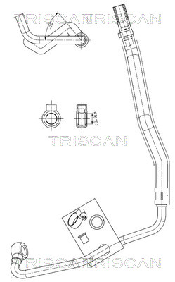 Triscan Hydraulische slang, besturing 8516 11014