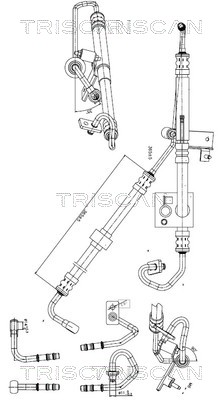 Triscan Hydraulische slang, besturing 8516 11015