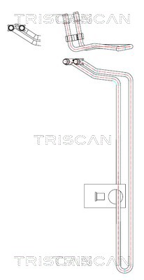 Triscan Hydraulische slang, besturing 8516 11027