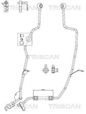 Triscan Hydraulische slang, besturing 8516 11037